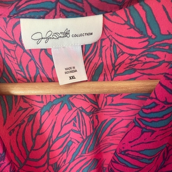 Jaclyn smith Tropical floral patterned tunic xxl - Picture 4 of 5